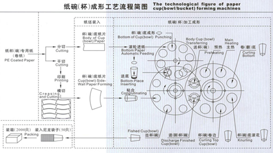 纸杯生产制作工艺流程